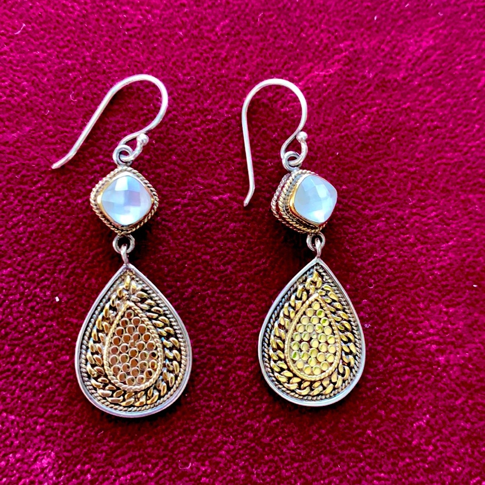 Anna Beck Sterling Silver Drop Earrings